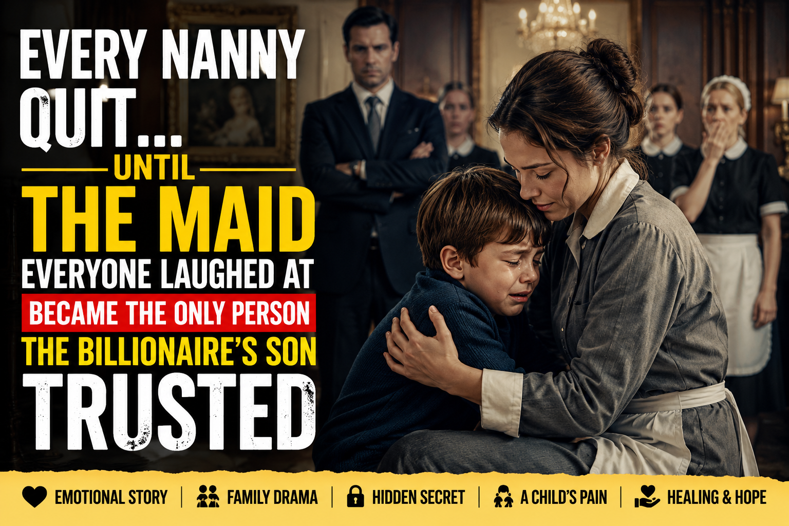 Every Nanny Quit—Until the Maid Everyone Mocked Became the Only Person the Billionaire’s Son Trusted