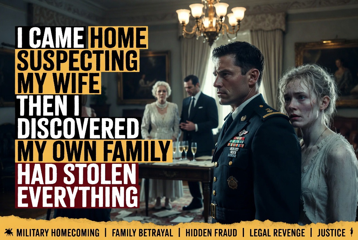 I Came Home From Military Duty Suspecting My Wife’s Betrayal—Then I Discovered My Own Family Had Stolen Everything